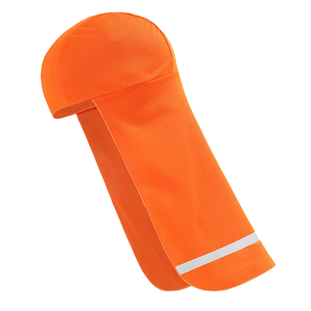 ذيل طويل عاكس قبعة قبعة ليلة ركوب البوليستر الدراجات الحجاب الرقبة ظلة الرياضة في الهواء الطلق قبعة الشتاء قبعة صلبة بطانة #1