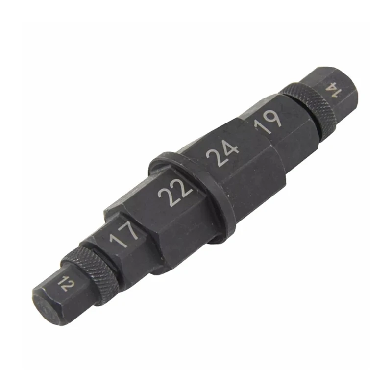 A70F Essential Motorcycle Hex Allen Axle Spindle Socket Tool  6 Sizes for Easy Tire Removal & Maintenance Easy Operation