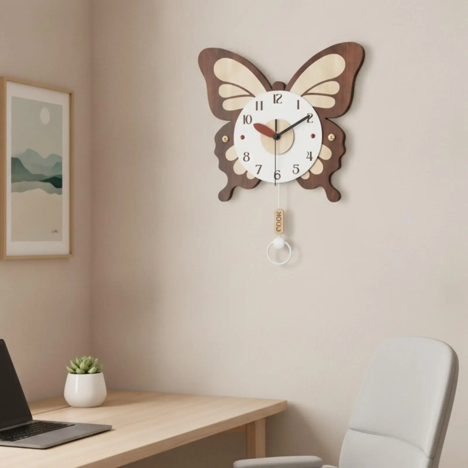 modern-retro-wall-clock-with-pendulum-ornament-and-arabic-numerals-for-cozy-bedroom-home-decor
