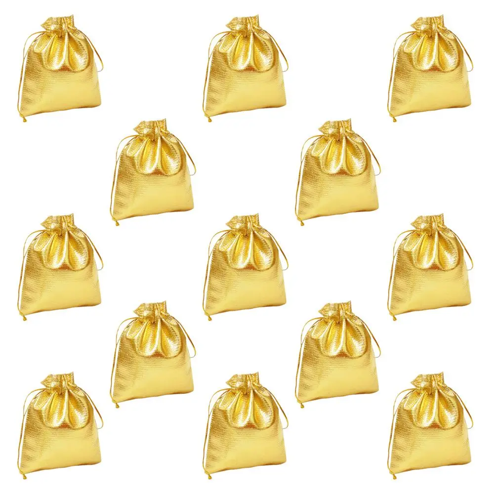 

50pcs Gift Bags Drawstring Pouches Durable Cloth Festival Wedding Party Favor Jewelry Packaging Lightweight Compact