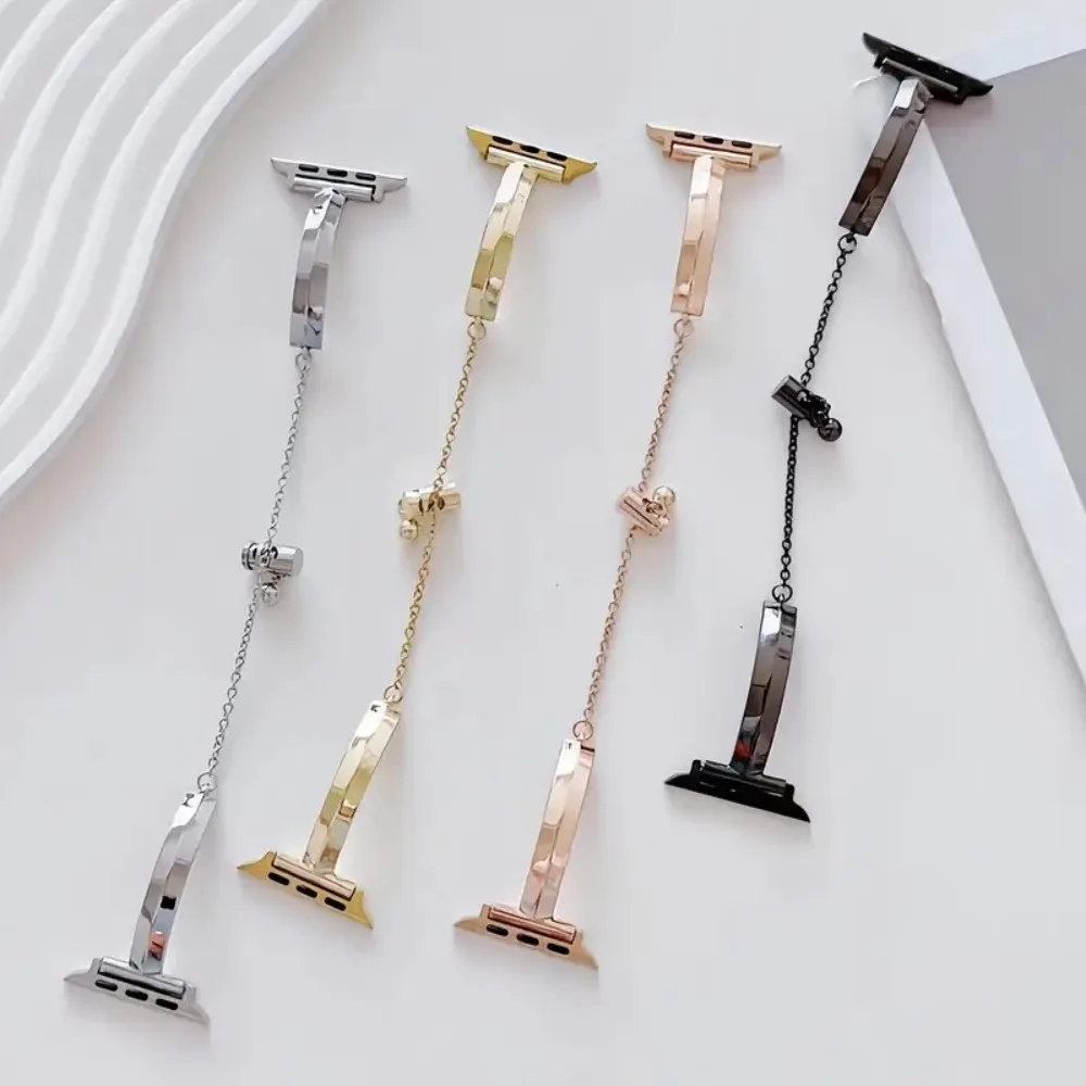 Jewelry buckle strap is suitable for 38-49 mm sizes and is compatible with the iWatch S10-1 SE Ultra series (watch not included)