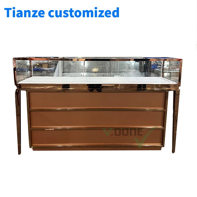 

[Customized]Manufacture showcase jewelry store and counter jewelry shop kiosk design jewelry custom