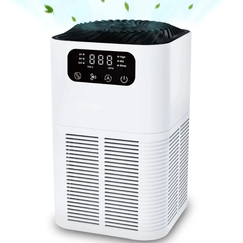 

USB Air Purifier Negative Ions Generator HEPA Filter Purification Intelligent Desktop Air Purifier 20 million