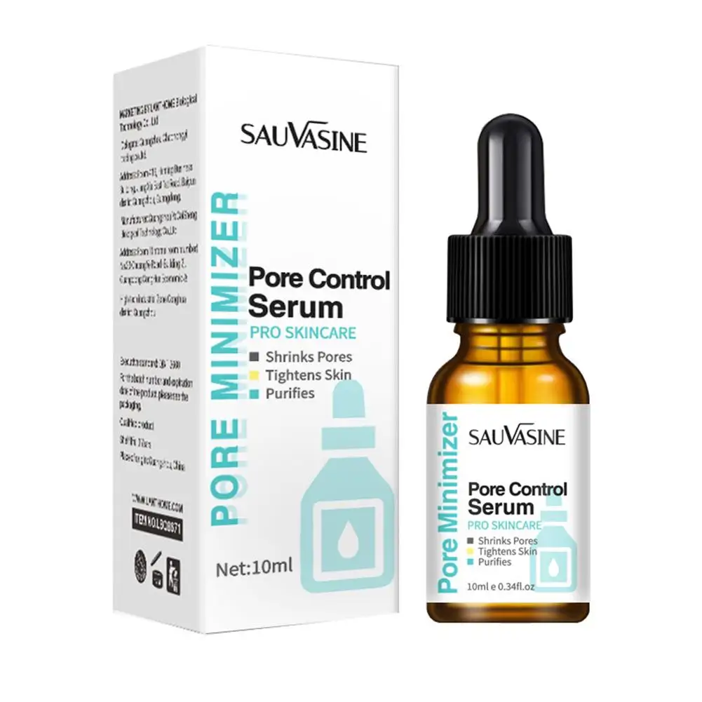 Serum pengecil Pori, asam Hyaluronic pelembab pori-pori Esens kosmetik perbaikan halus Nutrisi Korea X7y2