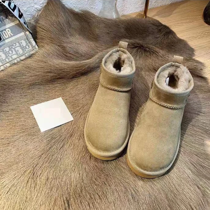نمط جديد المرأة شباشب من الصوف الدافئة سميكة سوليد نعال من الصوف النعال النسائية الأحذية النسائية شبشب من جلد الغنم أحذية نسائية