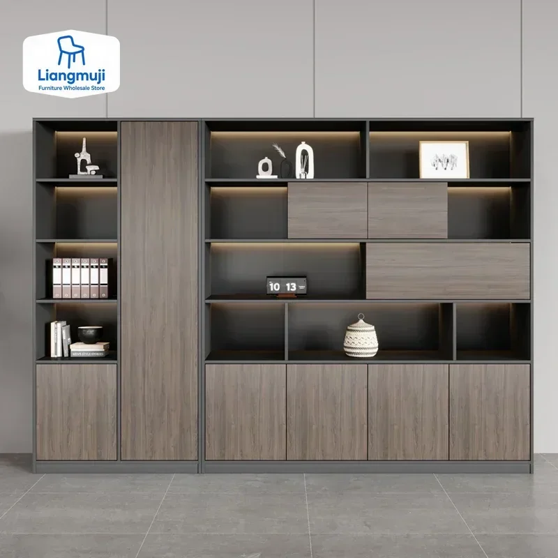 

Минималистичный высокий шкаф для документов Стильный креативный элегантный шкаф для документов Контрактная мебель для хранения документов Armadio Per Ufficio