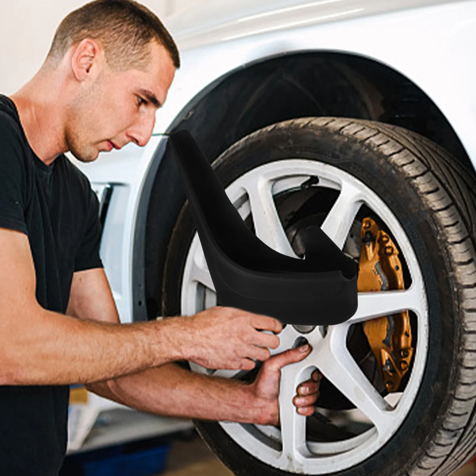 

1 Pair Car Wheel Splash Guard Rear Mud Flap Tire Splashing Plastic Guard Auto Universal Mudguard Protective Waterproof Mud Flaps