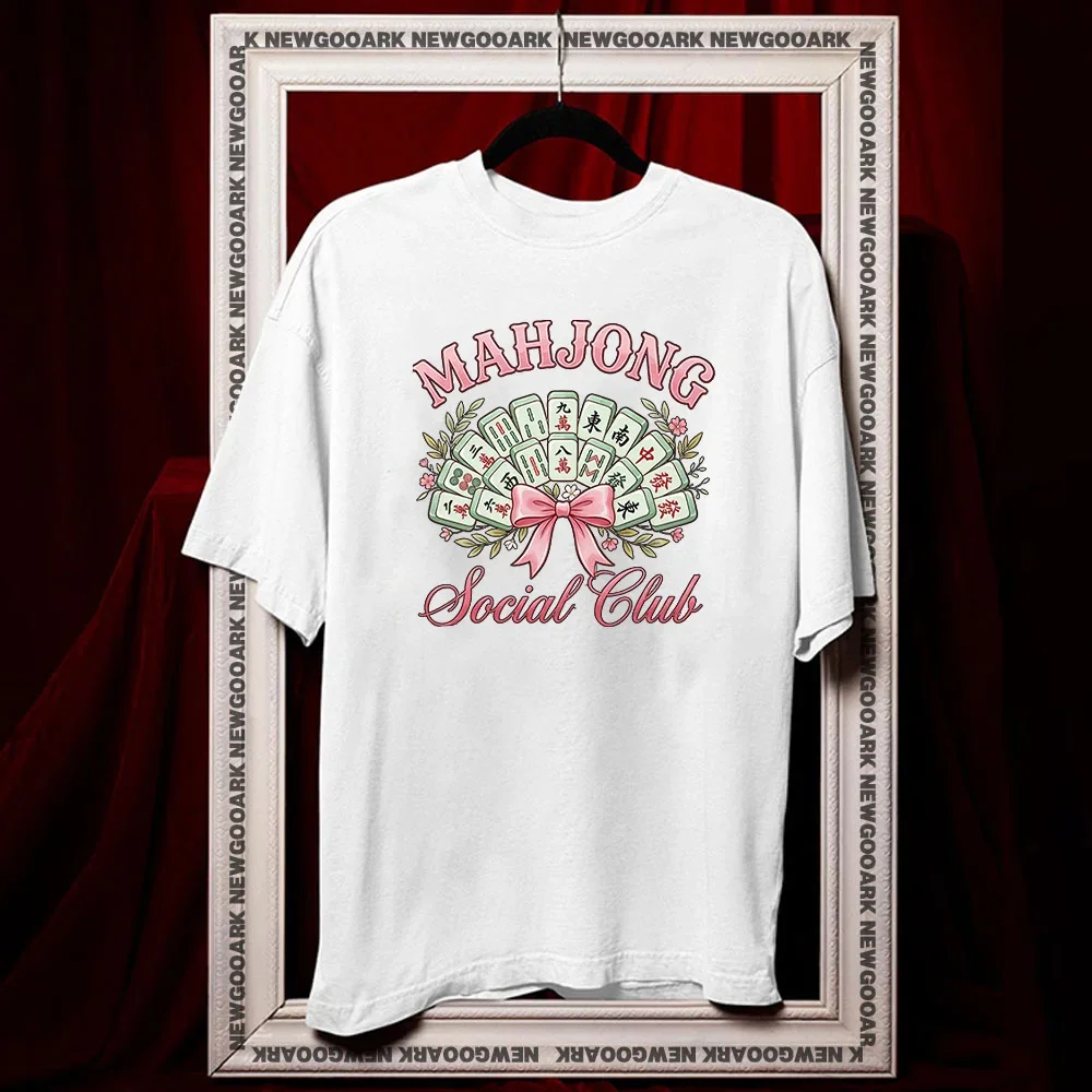 Funny Mahjongg Tile Game shirt summer cotton woman man graphic t shirts Adult O-neck camisetas tops tee