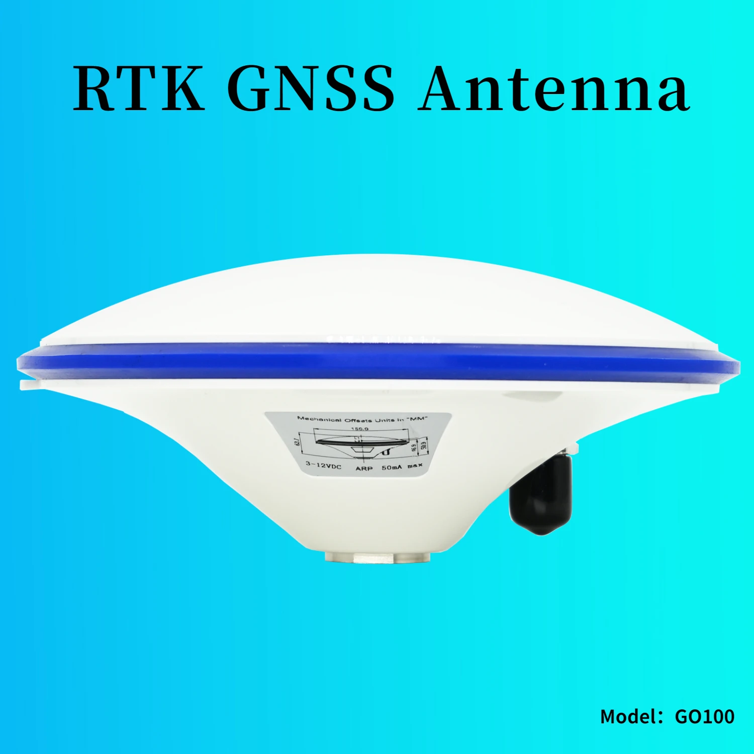 

High Precision Multi-band GPS GNSS Antenna L1L2 Measurement CORS zed-f9p RTK Antenna TNC-K Replace Trimble AG15 AG25 AG35