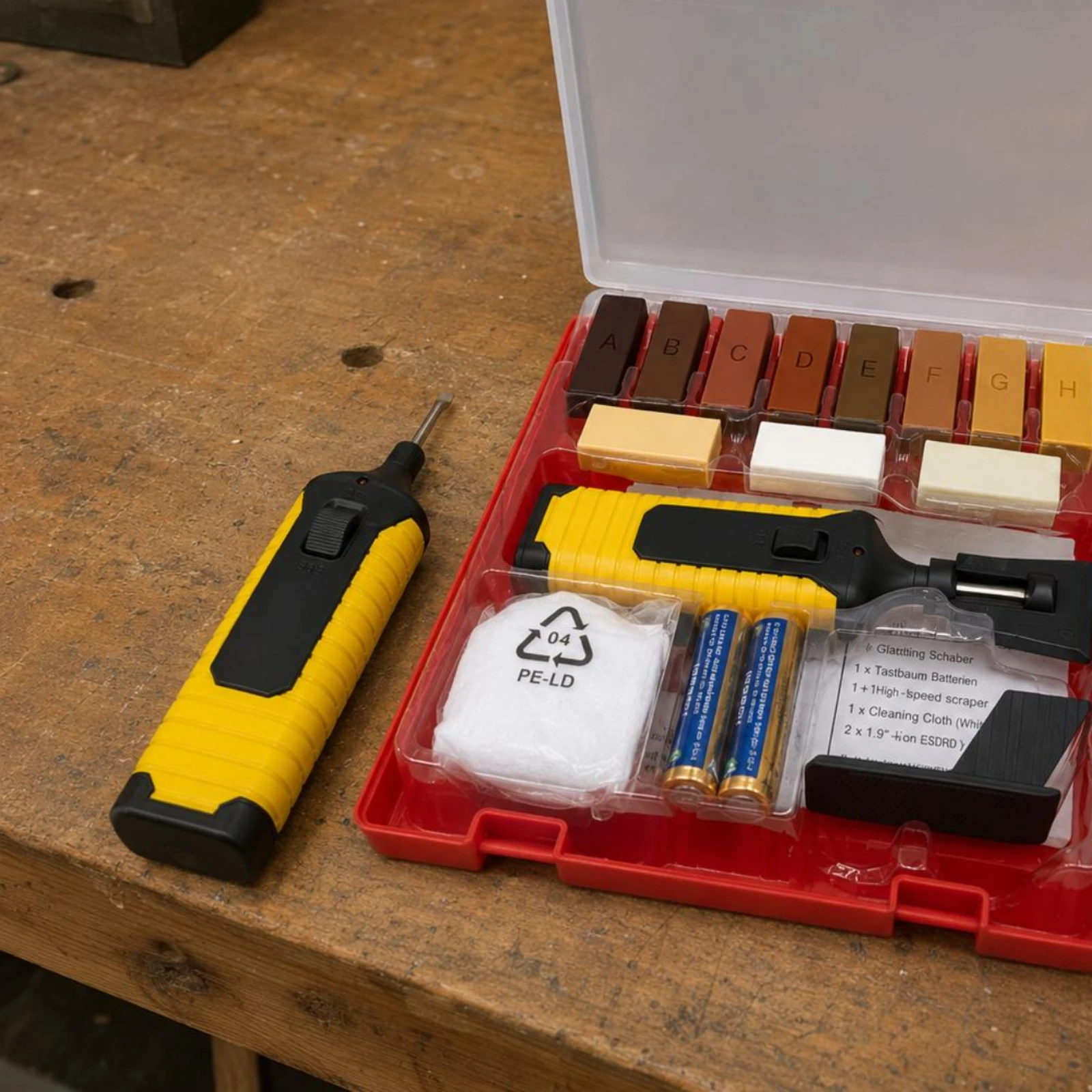Scratch and Crack Repair Tool Heat Tip Wood Repair Tool Kit Color Matching