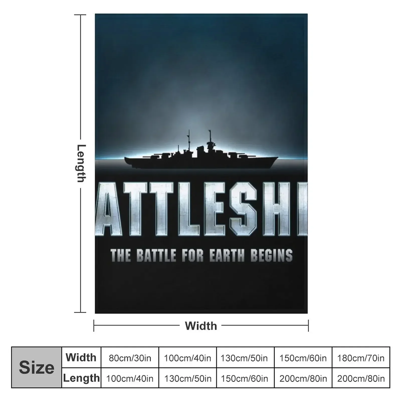 Battleship Throw Blanket Thins Bed covers Hair Blankets