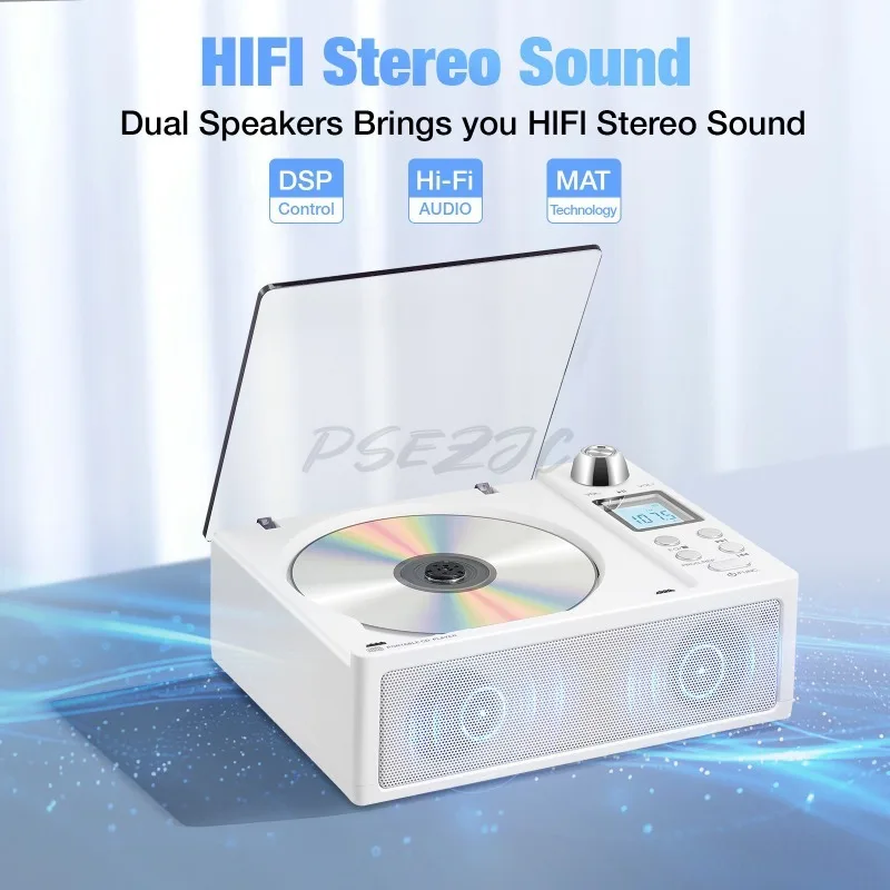 CD Player Retro Gift English Bluetooth Speaker Radio All-in-one Device Good Sound Quality Good Looking