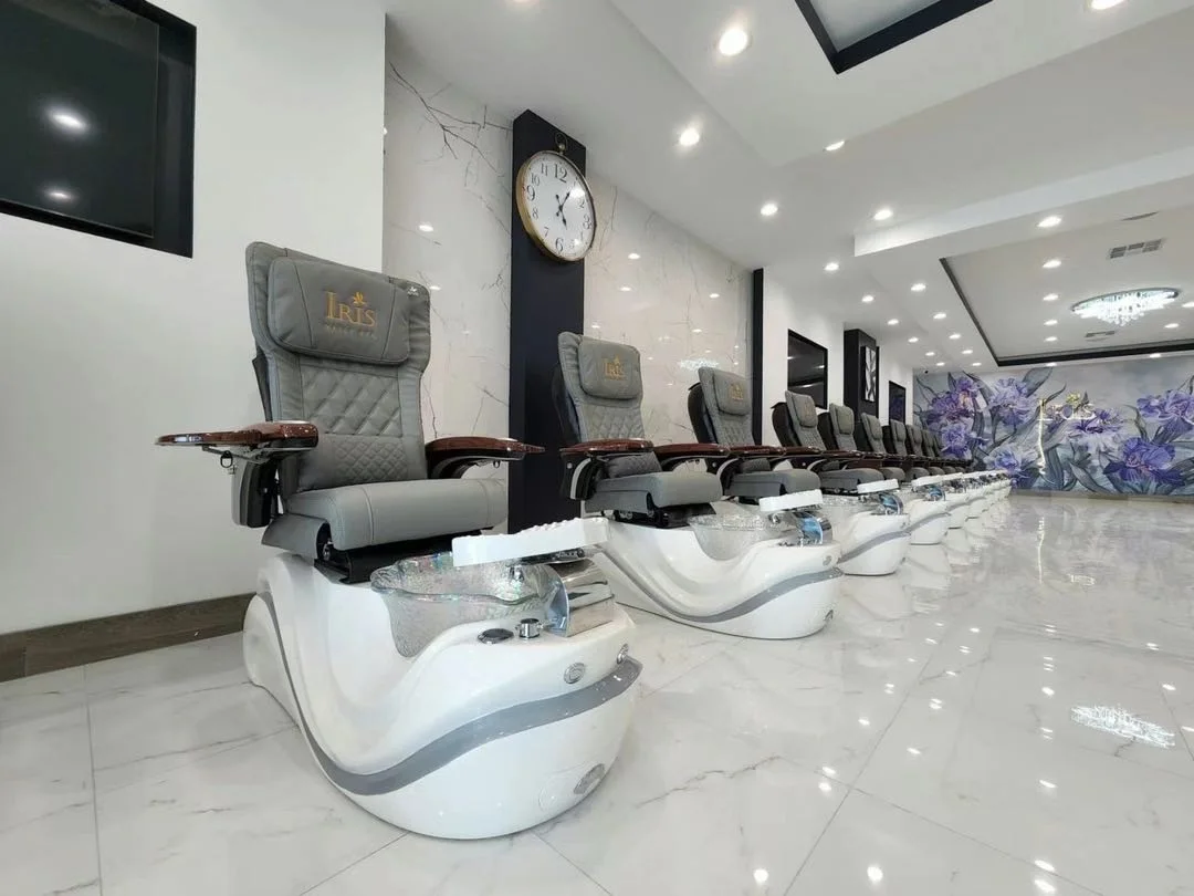 Modern Design Pedicure Chair With Different Colors Stainless Steel Material Fiberglass Basin-New Foot Massage Chair