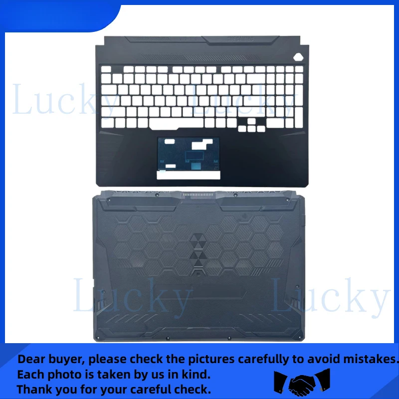 

f New For ASUS FA506 FX506 Upper Case Palmrest Cover / Bottom Base Case