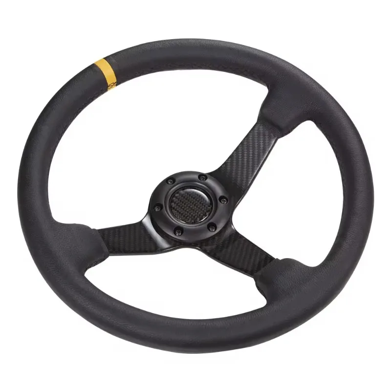 Deep Dish Forged Carbon Fiber Steering Wheel 350mm