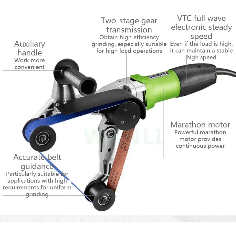 Upgrade Stainless Steel Round Tube Polishing Machine Wire Drawing Machine High-efficiency Aluminum Round Tube Polishing Machine