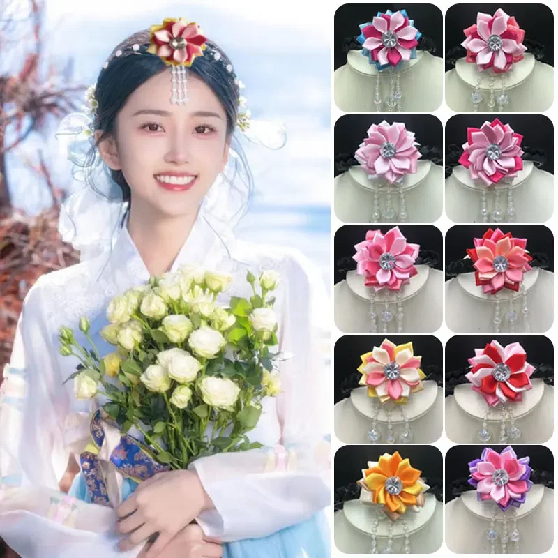 

Elegant Korean Traditional Folk Hairband for Hanbok Perfect Wedding Festival Performances Adult Bride Ethnic Hair Accessories