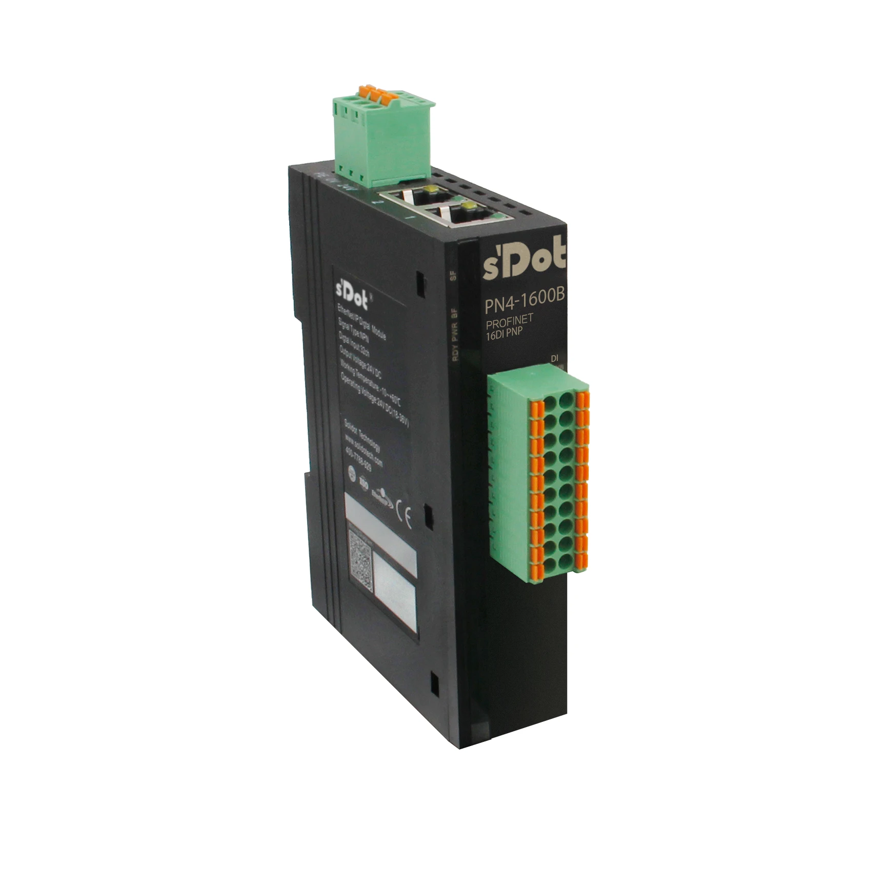 Remote IO I/O Module Profinet Integrated 16-Channel Digital Input PNP | PN4-1600B