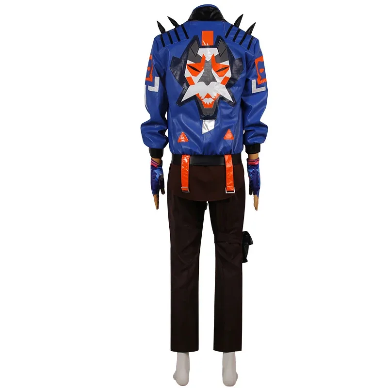 Valorant Yoru 게임 코스프레 의상 롤 플레잉 판타지아 의상 자켓 장갑 남자 멋진 드레스 옷 가발 신발 파티 Propx;8'm6