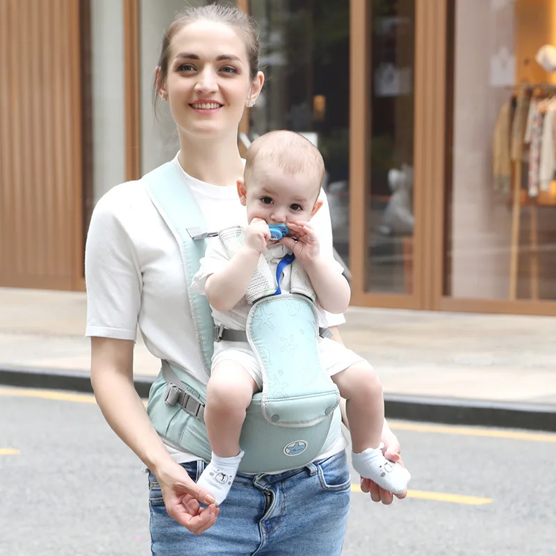 

New Baby Waist Stool for All Seasons, A Baby Carrier That Frees Your Hands and Does Not Get Stuck in Your Neck