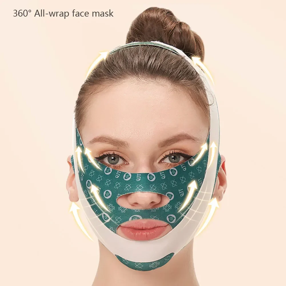 

360° Facial Slimming Bandage V Line Lifting Mask Face Chin Cheek Lift Up Belt Anti Wrinkle Strap Sleep Face Shaping Band