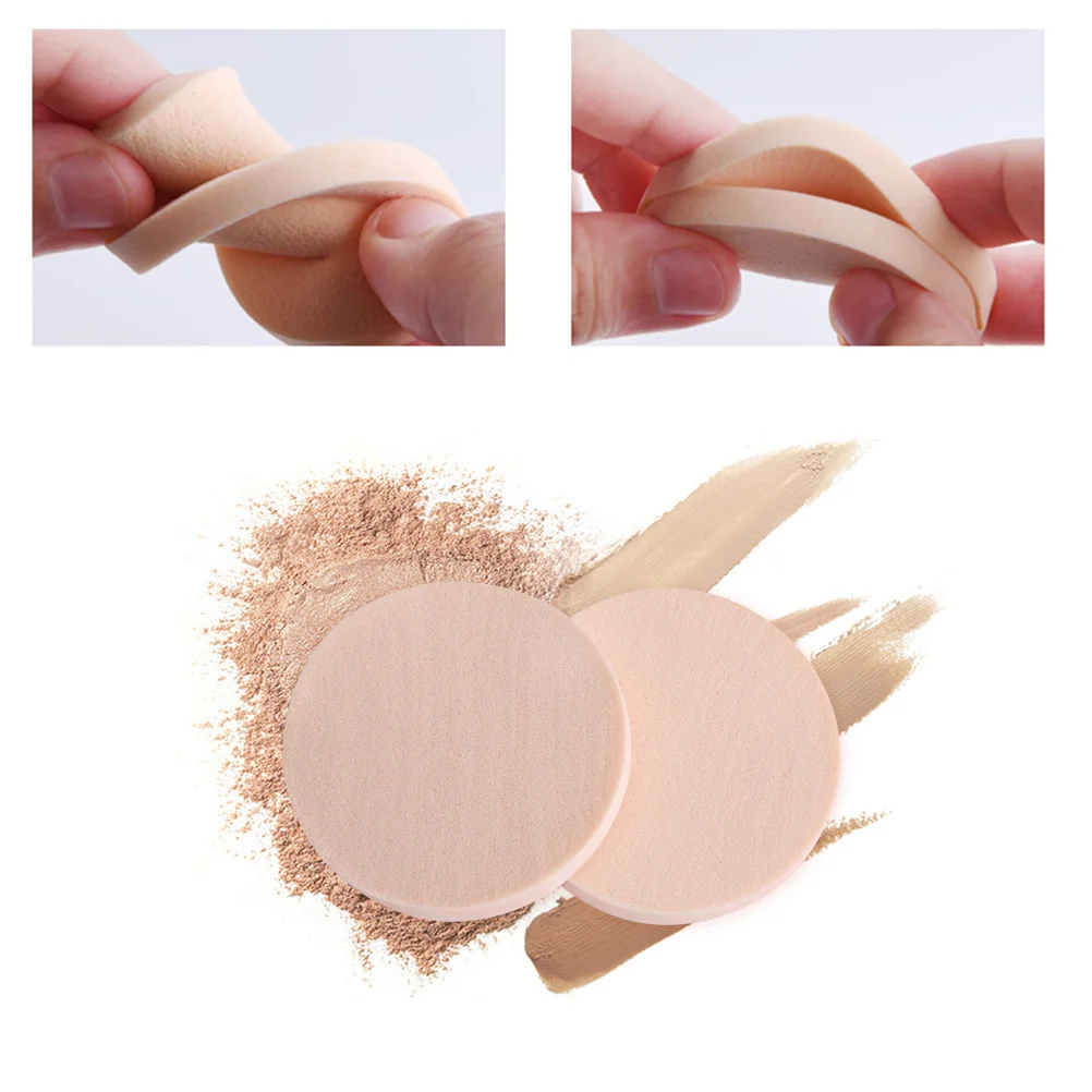 

24Pcs Makeup Sponge Round Powder Puff Soft Premium Material Wet Dry Use Cream Liquid Foundation Tool Makeup Sponge