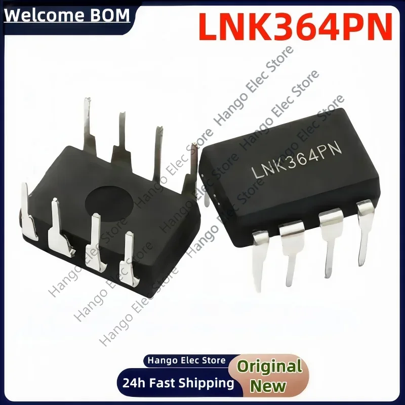 

10PCS 50PCS 100PCS/Lot Original LNK364PN DIP7 LNK364P LNK364 364PN DIP-7 power management IC chip