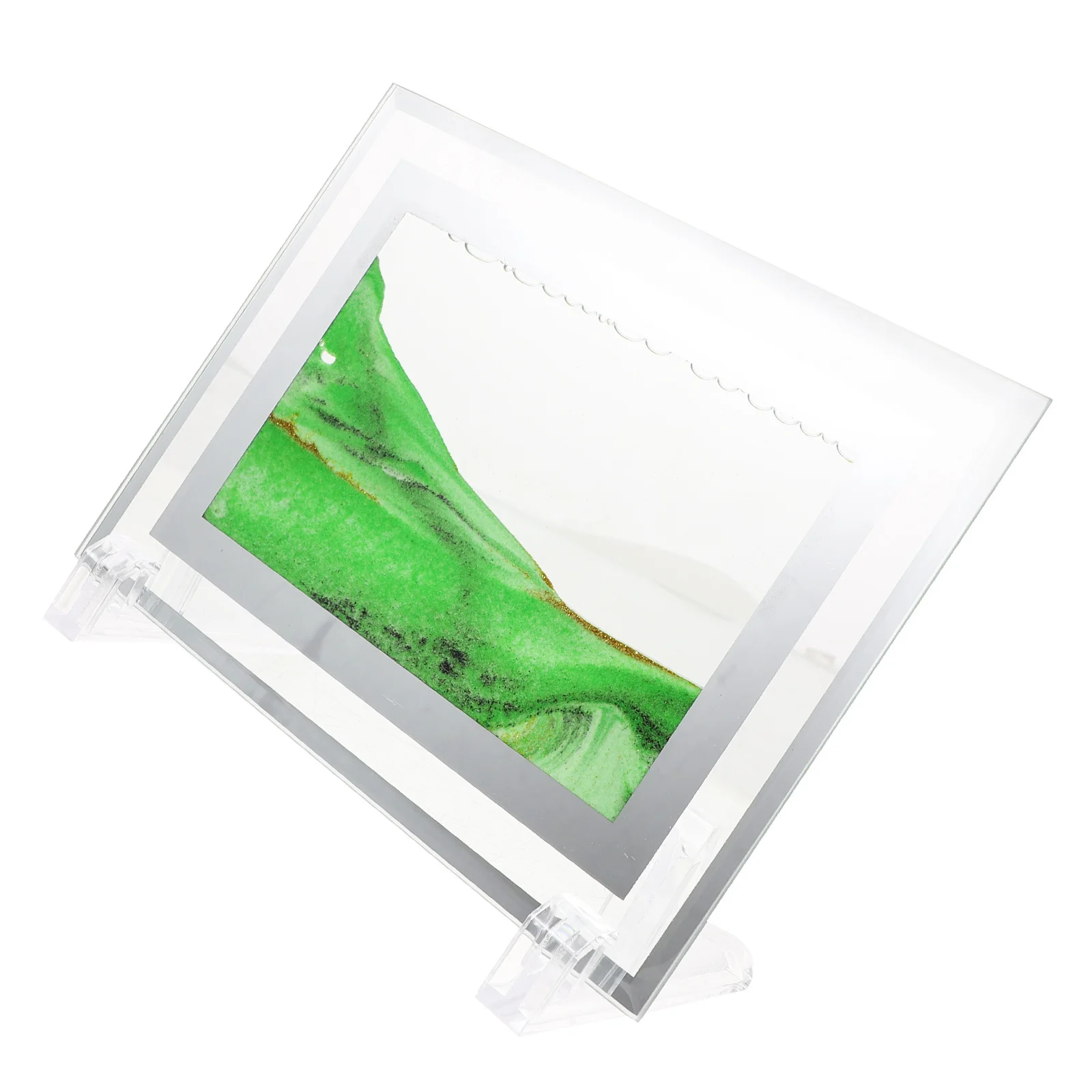 

Quicksand Painting Glass Material Flowing Sand Art Long-Lasting Durable Desktop Decoration Living Room Bedroom Study Room