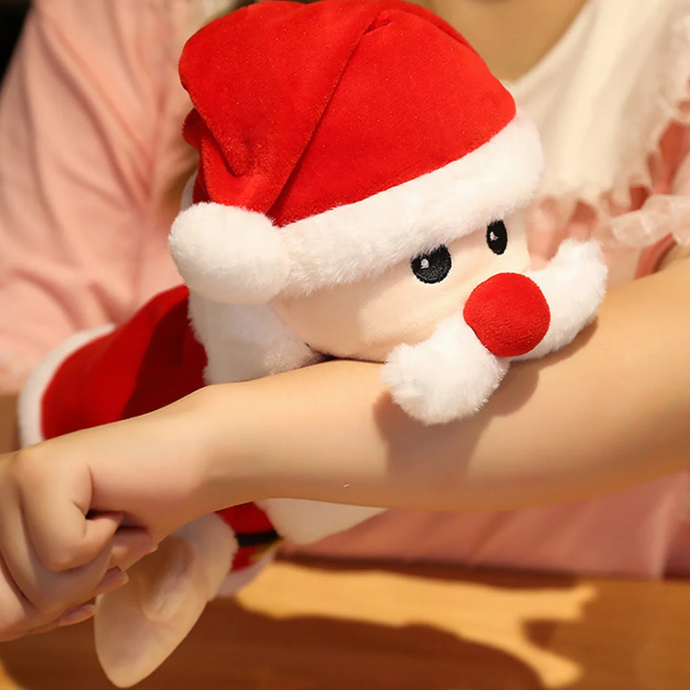 Santa Hand Puppet Kids Finger Toy Plaything Educational for Christmas Cartoon Lovely Toys Animal