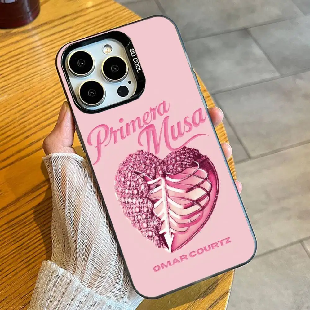 Por-Si-Manana No-Estoy O-Omar C-CourtzS Etui na telefon iPhone 16 17 15 14 12 13 Pro Max Czarne Matowe Odporne na Wstrząsy — zdjęcie produktu 4