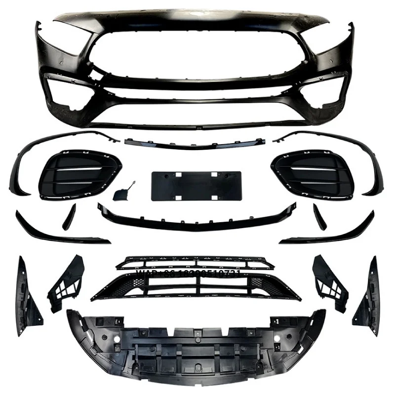 

Комплект переднего бампера Veidt A-Class W177 A180 A200 A220 A35 A45, на винтах, полный обвес, 2024 год