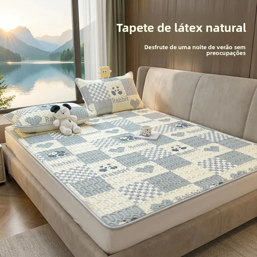latex-cooling-mat-summer-ice-cold-printed-soft-double-sided-cartoon-three-piece-set-new-2026-foldable-natural-latex-bedding