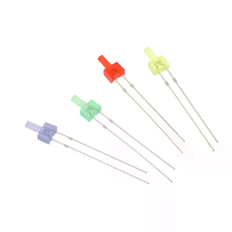 /PFU/2MM Tower LED Diode Long Pin Through Hole Indicator Light Low Bright Power For Circuit DIY Equipment Signal Lamp 20Pcs