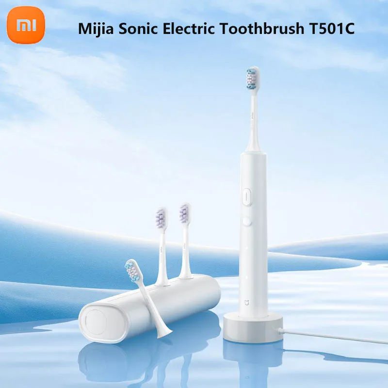 

Mijia Sonic Electric Toothbrush T501C | Rechargeable | Waterproof | 4 Brushing Modes | Whitening | Deep Cleaning | Smart Timer