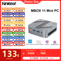 Ninkear MBOX 11 Mini PC Intel N150 up to 3.6GHz 16GB DDR4 512GB SSD Support 2 Screen 2.4G+5G WIFI HDMI 3.0*2 Windows 11 Computer