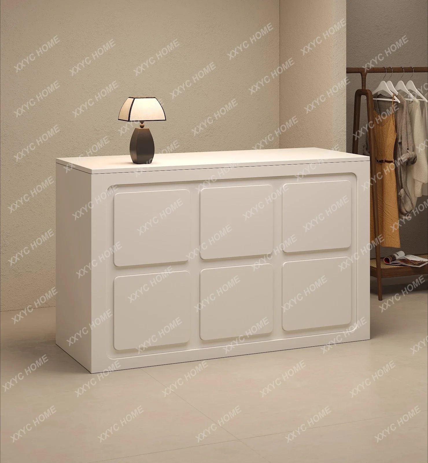 JJFlat Simple Commercial Small Beauty Salon Health Center Hairdressing Front Desk