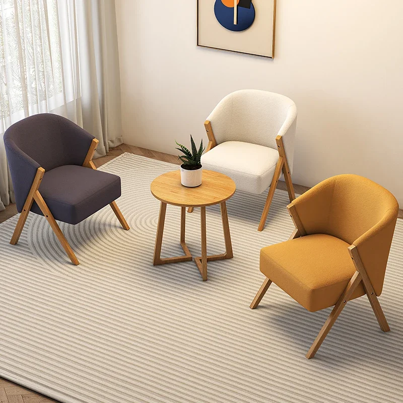 Wood Unique Living Room Chair Back Support Comfortable White Nordic Living Room Chair Waiting Clear Silla Plegable Furniture