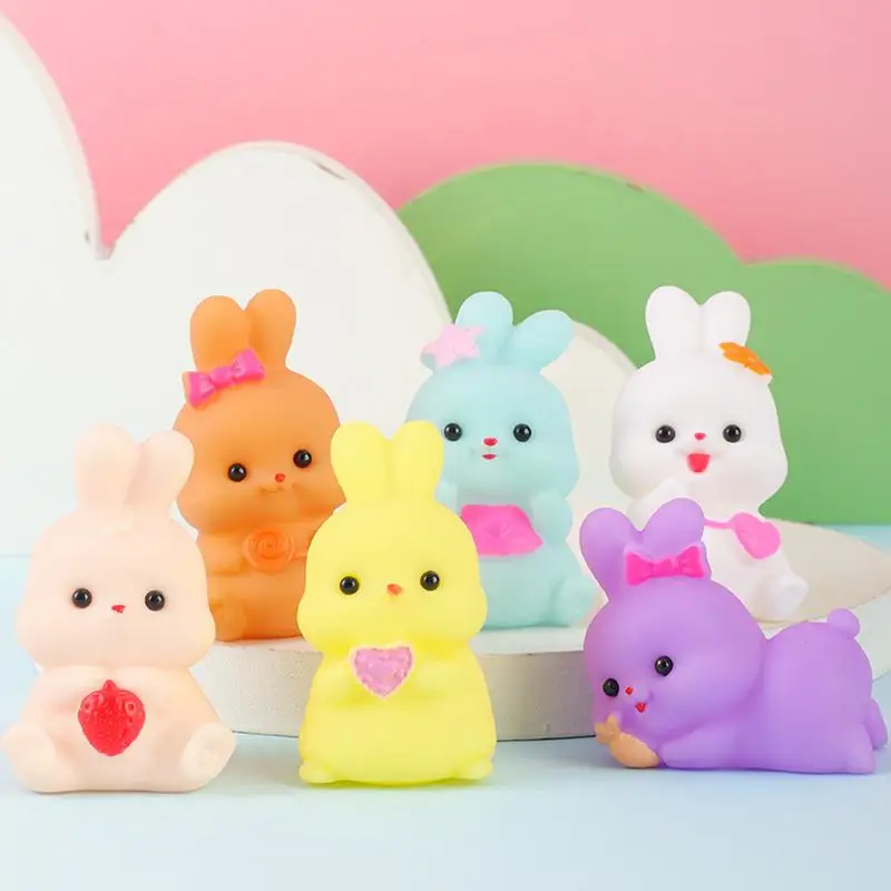 

Squeaky Bath Toy 6pcs Bathtub Bunny Toys With Sound Cute Bathtub Toy For Birthday Beach Pool Activity Kid Welcome Party Party