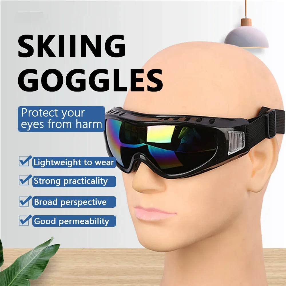 Men Cycling Sports Ski Goggles UV Protective Sunglasses Bicycle Anti-Glare Glasses Windproof Dustproof UV Protection Gears