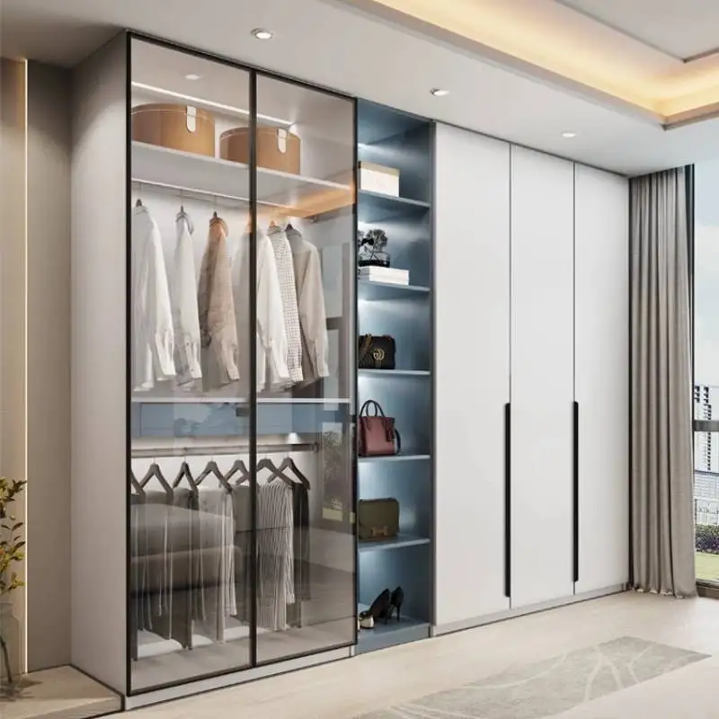 Design Makeup Wardrobe Closet Adults European Corner Shelves Wardrobes Storage Living Room Muebles Para Hogar Furniture Home