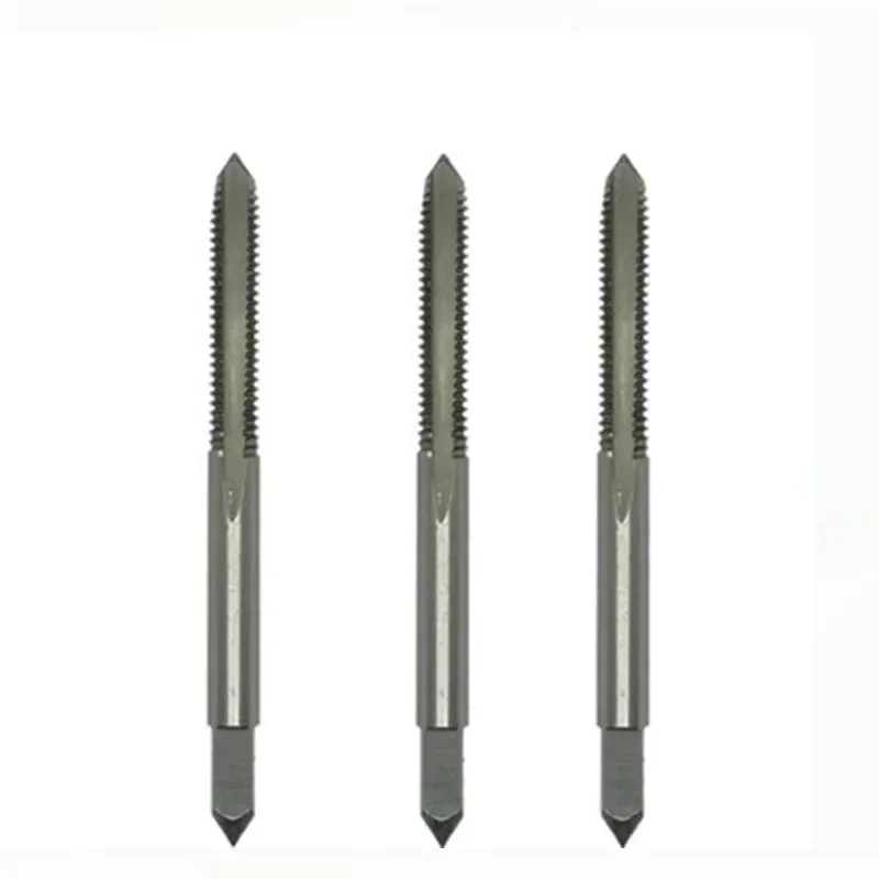 5pcs M0.8 M1 M1.2 M1.4 M1.6 M1.8 M2 M3 Machine Tapping Point Straight Flute Micro Hole Screw Tap Metric Plug Taps