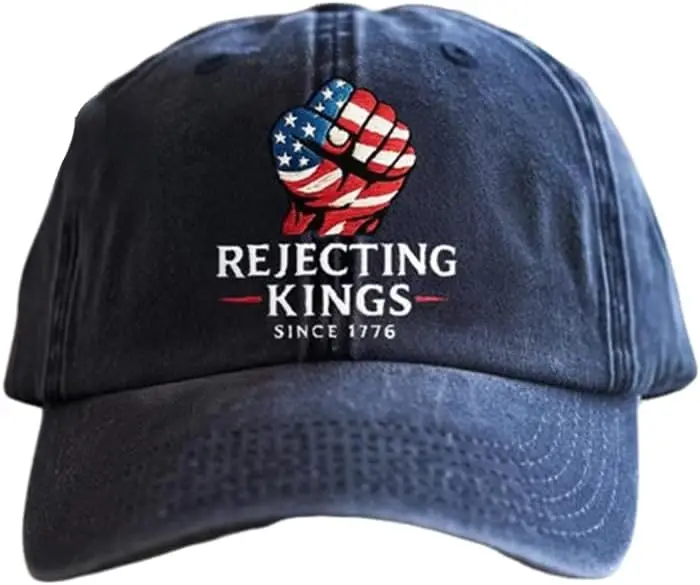 Бейсбольная кепка унисекс Rejecting Kings с 1776 года. Шляпа с американским флагом.