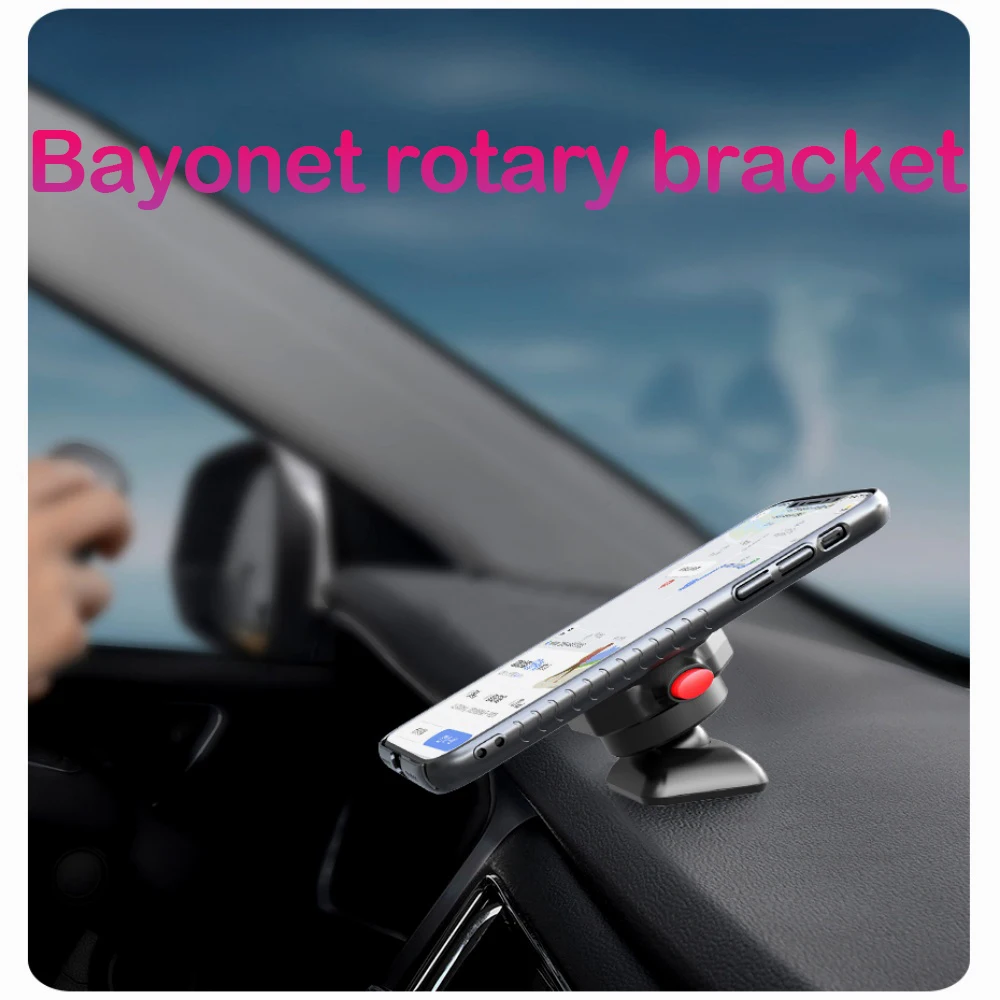 

Car Mobile Phone Mount 360° Rotatable Adhesive Cellphone Stand with Fits All Smartphones Ideal Support Bracket for Car Interior