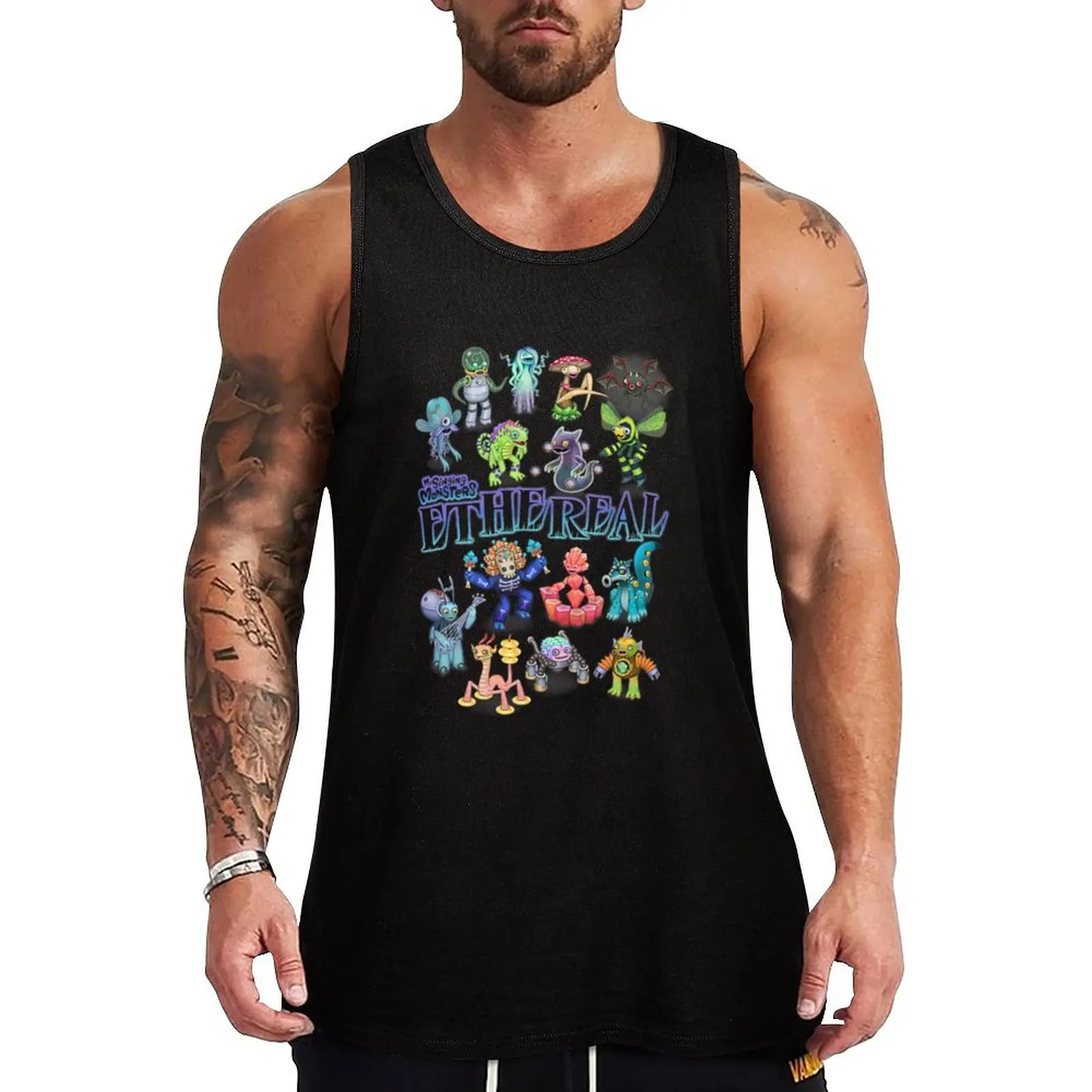 Ethereal Monsters Premium Tank Top Daily Loose Tank Top Casual Sleeveless Summer Wear