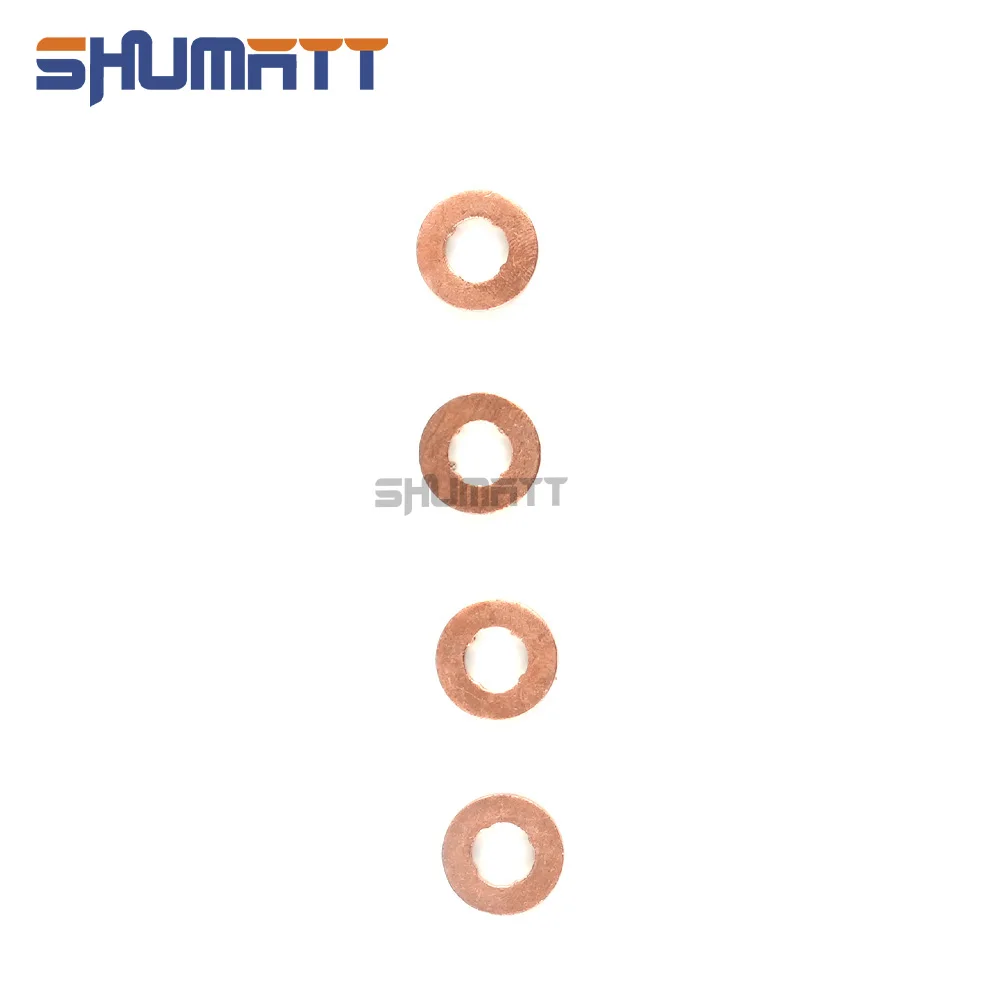 100PCS China Made New High Quality F00VC15720 Dimensions 15x7x2mm Fuel injector Copper Washer With Gears