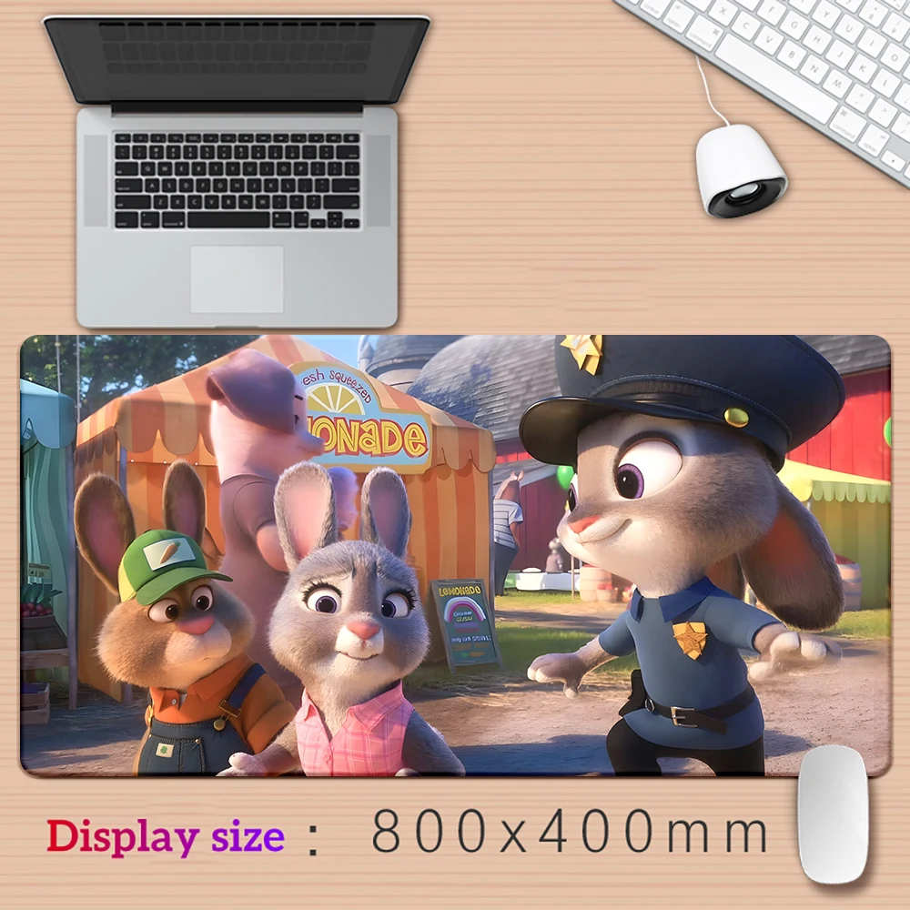 Zootopia Cartoon Printed Mouse Pad Keyboard Gaming Accessories Mouse Mats Game Office Computer PCGamer  Desk Mat,mouse Pad