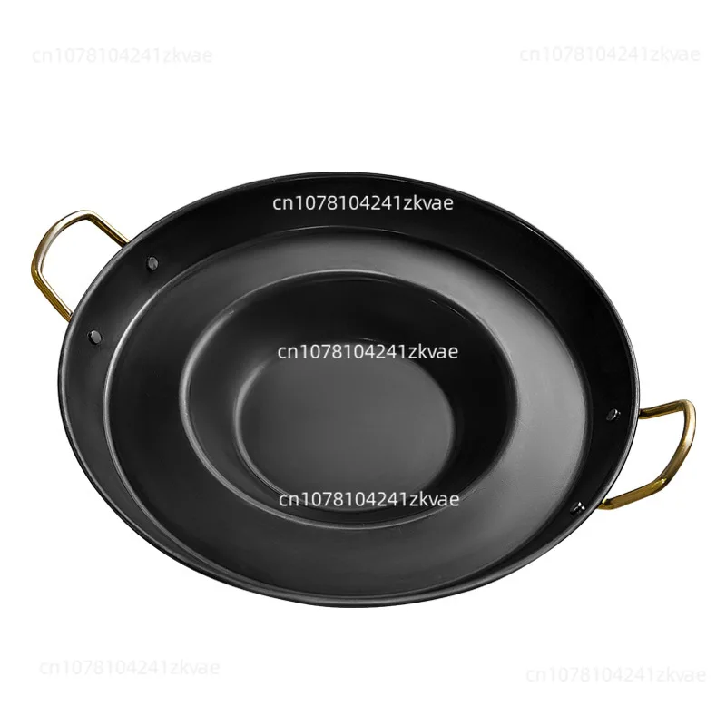 Barbecue Plate Household Concave Barbecue Integrated Teppanyaki Soldering Pan Fried Potato Frying Pan Plate