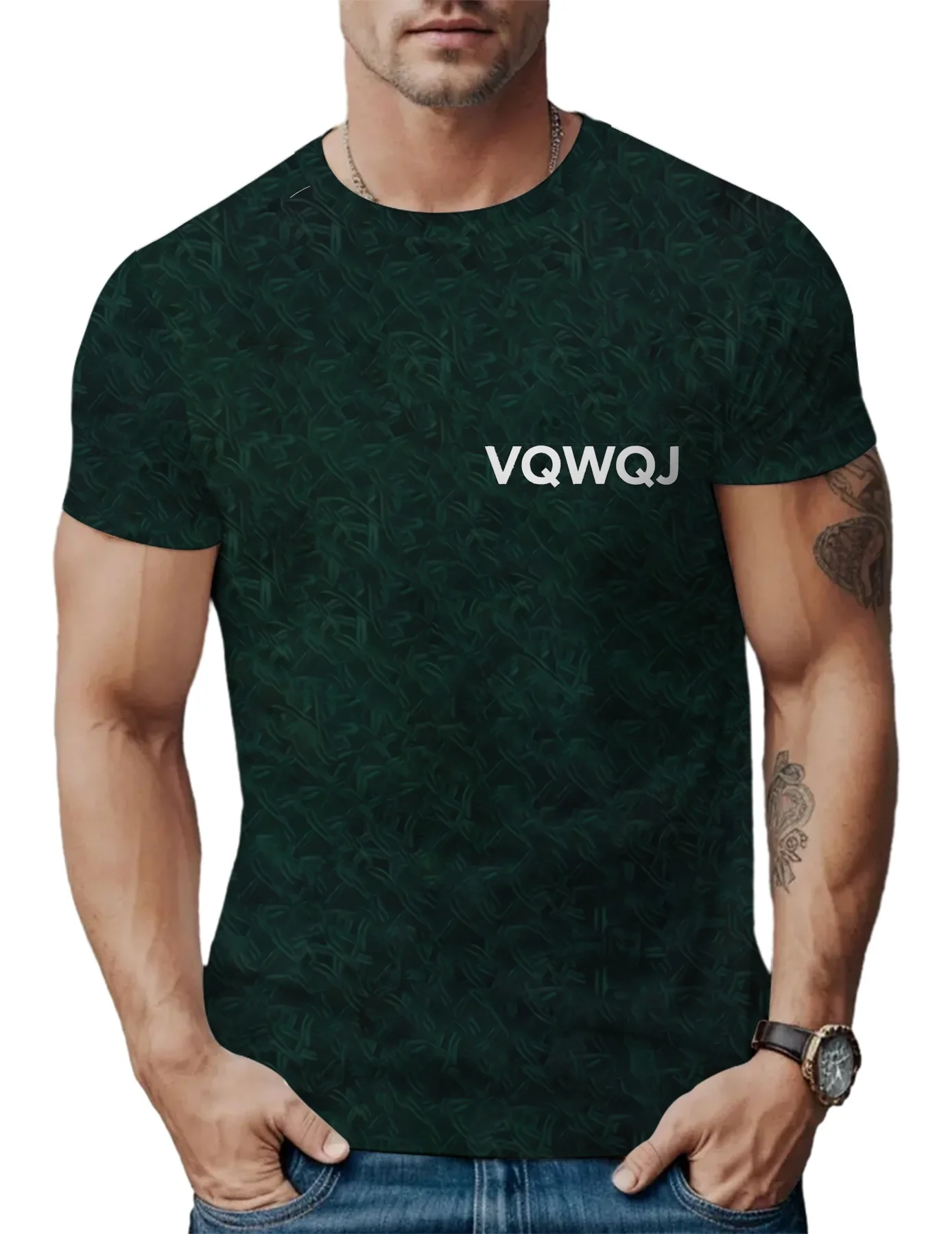 

Summer New Style 2025 Hot Selling VZWQK3D Printed T-shirt for Men and Women Summer Casual Short Sleeve Top, Fast Sweating and Mo