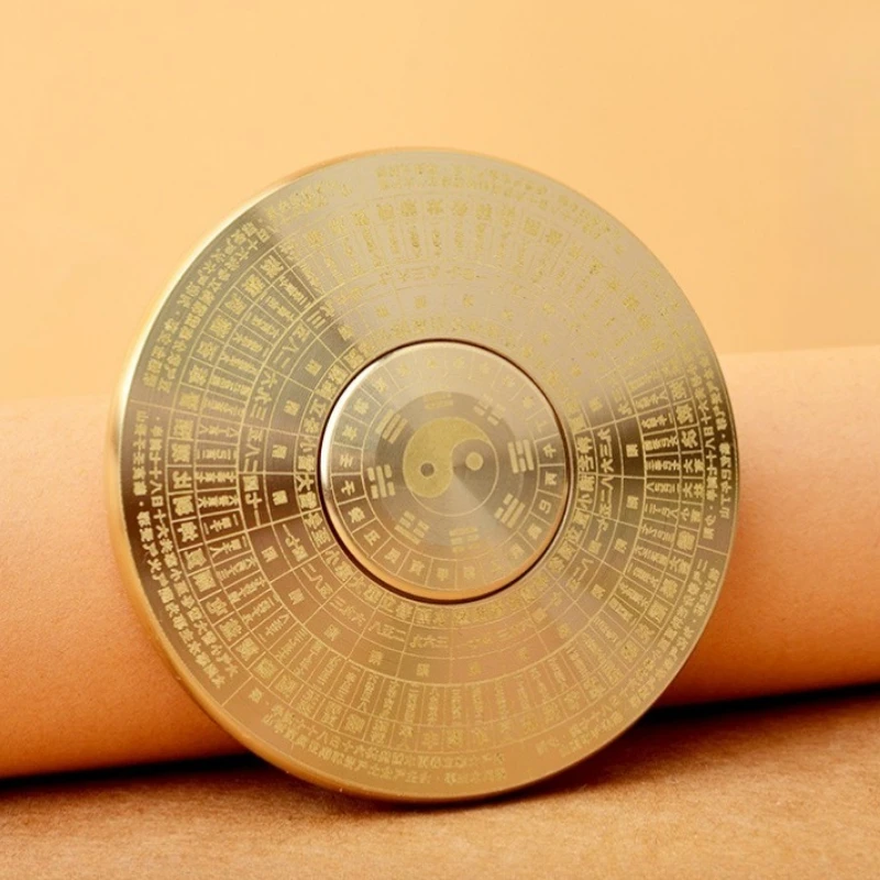 البوصلة البوصلة تململ اليد سبينر الأسطوانة EDC معدن النحاس الغزل العلوي تلميح الدوران الدورية لعبة لتخفيف الضغط القلق ضد الإجهاد