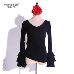Modal Flamenco Dance Tops Latin Blouse For Women/Girl Pratice Spanish Top GLL02